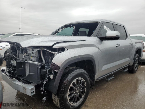 2025 Toyota Tundra 4WD SR with VIN 5TFLA5DB6SX261646, listed as a Copart auction lot 42789185 with 0 mi miles and Salvage Title. Bid and sale history available at carsss.com. Image 1.
