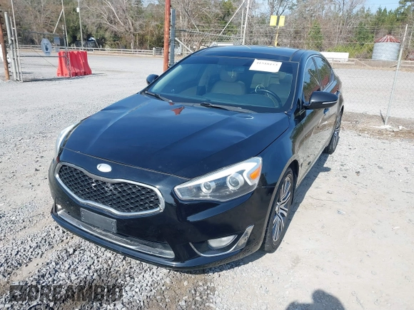 2014 Kia Cadenza Premium with VIN KNALN4D78E5148756, listed as a IAAI auction lot 41518113 with 109,613 mi miles. Bid and sale history available at carsss.com. Image 2.