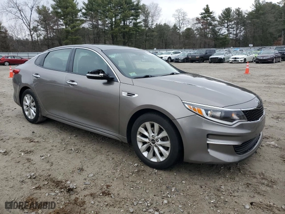 2016 Kia Optima LX with VIN 5XXGT4L32GG036638, listed as a Copart auction lot 50812895 with 158,713 mi miles and Salvage Title. Bid and sale history available at carsss.com. Image 4.
