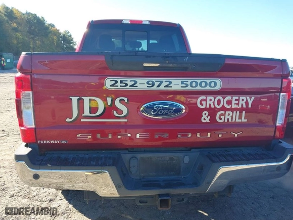 2017 Ford Super Duty F-250 SRW Lariat with VIN 1FT7W2BT4HEE41418, listed as a IAAI auction lot 40596814 with 110,684 mi miles. Bid and sale history available at carsss.com. Image 16.