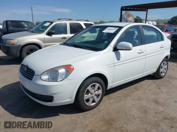 2010 Hyundai Accent GLS with VIN KMHCN4AC7AU473527, listed as a IAAI auction lot 41965592 with 104,506 mi miles. Bid and sale history available at carsss.com. Image 17.