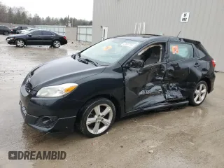 2009 Toyota Matrix S with VIN 2T1LE40E89C002907, listed as a Copart auction lot 47837755 with 0 mi miles and Non Repairable. Bid and sale history available at carsss.com. Image 1.