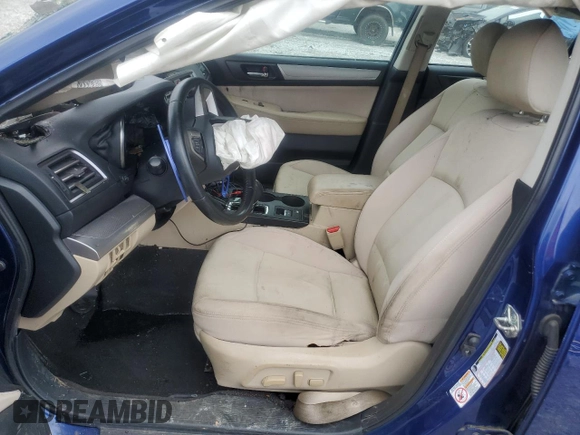 2015 Subaru Legacy Premium с VIN 4S3BNAC66F3050585, выставлен на аукционе Copart как лот 59318765 с пробегом Не указан миль и Списание • Salvage title. История ставок и продаж доступна на DreamBid. Изображение 7.