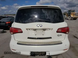 2012 Infiniti QX56 8-passenger with VIN JN8AZ2NDXC9716412, listed as a Copart auction lot 78331614 with 198,909 mi miles and Clean Title. Bid and sale history available at carsss.com. Image 6.