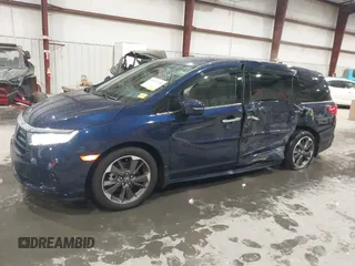 2024 Honda Odyssey Elite with VIN 5FNRL6H92RB005123, listed as a IAAI auction lot 41572778 with 9,312 mi miles. Bid and sale history available at carsss.com. Image 6.