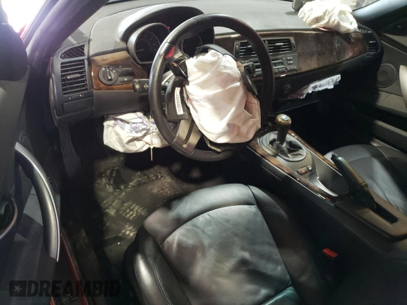 2006 BMW Z4 3.0si with VIN 4USBU535X6LW92089, listed as a Copart auction lot 73122204 with 105,502 mi miles and Salvage title. Bid and sale history available at DreamBid. Image 8.