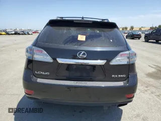 2010 Lexus RX 350 with VIN 2T2ZK1BA9AC034969, listed as a Copart auction lot 57520795 with Not provided miles and Salvage title. Bid and sale history available at DreamBid. Image 6.