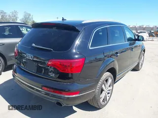 2014 Audi Q7 Premium Plus with VIN WA1LGAFEXED014547, listed as a IAAI auction lot 42639055 with 158,057 mi miles and . Bid and sale history available at DreamBid. Image 4.