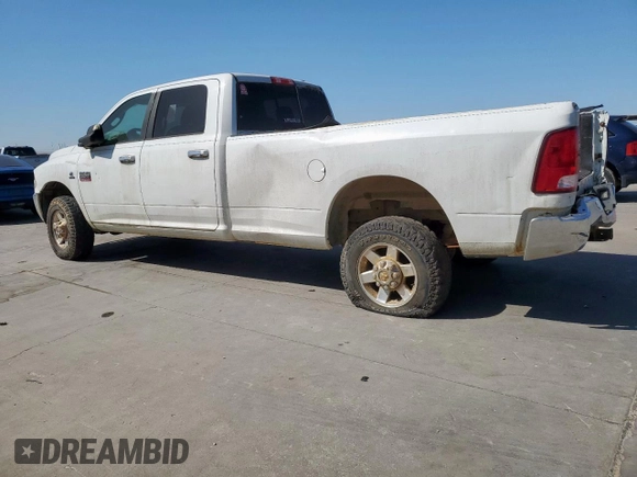 2010 Dodge Ram 2500 SLT with VIN 3D7UT2CL8AG122344, listed as a Copart auction lot 49847455 with 246,262 mi miles and Clean Title. Bid and sale history available at carsss.com. Image 2.
