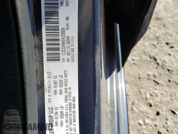 2014 Dodge Avenger SE z VIN 1C3CDZABXEN129920, wystawiony jako Copart lot #47894675 z przebiegiem 165 025 mil mil oraz Szkody całkowita. Historia ofert i sprzedaży dostępna na DreamBid. Obrazek 14.