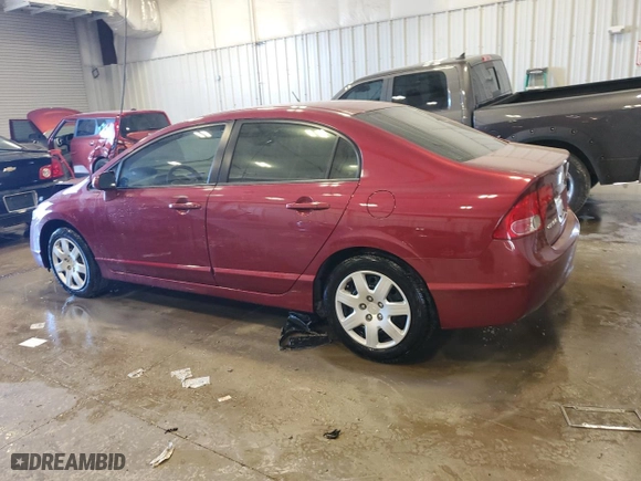 2007 Honda Civic Sdn LX with VIN 1HGFA16587L107632, listed as a Copart auction lot 49968765 with 111,051 mi miles and Clean Title. Bid and sale history available at carsss.com. Image 2.