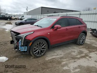 2019 Cadillac XT4 FWD Sport with VIN 1GYFZER46KF154063, listed as a Copart auction lot 49895895 with 51,725 mi miles and Salvage Title. Bid and sale history available at DreamBid. Image 1.