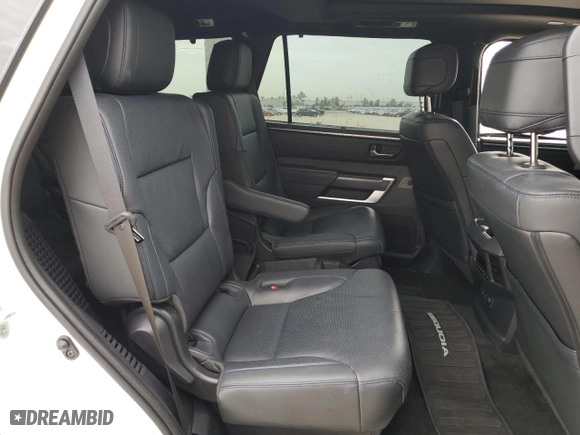 2023 Toyota Sequoia SR5 with VIN 7SVAAABA4PX001883, listed as a Copart auction lot 48304855 with 20,773 mi miles and Salvage Title. Bid and sale history available at carsss.com. Image 11.