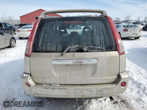 2005 Nissan X-Trail XE z VIN JN8BT08T25W001268, wystawiony jako Copart lot #45551835 z przebiegiem 318 908 mil mil oraz Szkoda całkowita • Salvage title. Historia ofert i sprzedaży dostępna na DreamBid. Obrazek 6.