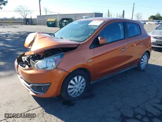 2017 Mitsubishi Mirage ES with VIN ML32A3HJ4HH014925, listed as a IAAI auction lot 41382469 with 127946 miles. Bid and sale history available at carsss.com. Image 17.