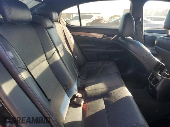 2014 Lexus GS 350 z VIN JTHCE1BLXE5021927, wystawiony jako Copart lot #76541204 z przebiegiem 176 439 mil mil oraz Szkoda całkowita • Salvage title. Historia ofert i sprzedaży dostępna na DreamBid. Obrazek 10.