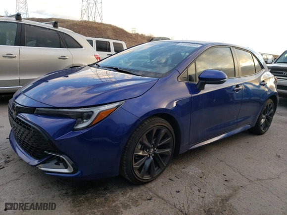 2024 Toyota Corolla Hatchback XSE with VIN JTNC4MBE1R3224578, listed as a Copart auction lot 87316354 with 7,005 mi miles and Salvage Title. Bid and sale history available at carsss.com. Image 1.
