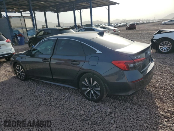 2023 Honda Civic EX with VIN 2HGFE1F7XPH317930, listed as a Copart auction lot 63257205 with 44,600 mi miles and Salvage title. Bid and sale history available at DreamBid. Image 2.