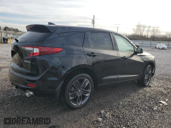 2020 Acura RDX w/A-Spec Pkg with VIN 5J8TC1H64LL014443, listed as a Copart auction lot 42860434 with 0 mi miles. Bid and sale history available at carsss.com. Image 3.