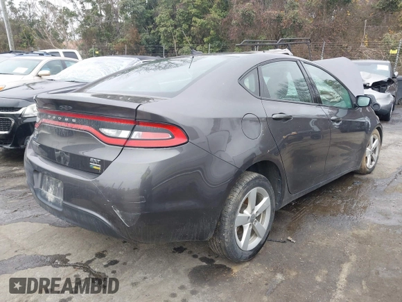 2016 Dodge Dart SXT with VIN 1C3CDFBA5GD591394, listed as a IAAI auction lot 41474744 with Not Provided miles and . Bid and sale history available at carsss.com. Image 4.