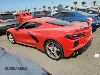 2020 Chevrolet Corvette 2LT with VIN 1G1Y72D48L5103545, listed as a Copart auction lot 75073914 with 0 mi miles and Salvage Title. Bid and sale history available at carsss.com. Image 2.