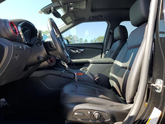 2019 Chevrolet Blazer RS z VIN 3GNKBERS3KS610417, wystawiony jako Copart lot #43074495 z przebiegiem 59 986 mil mil oraz Czysty tytuł • Clean title. Historia ofert i sprzedaży dostępna na DreamBid. Obrazek 7.
