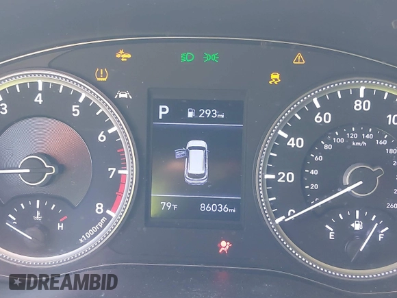 2020 Hyundai Santa Fe SE with VIN 5NMS23AD8LH178541, listed as a IAAI auction lot 41779711 with 86,036 mi miles and . Bid and sale history available at DreamBid. Image 16.