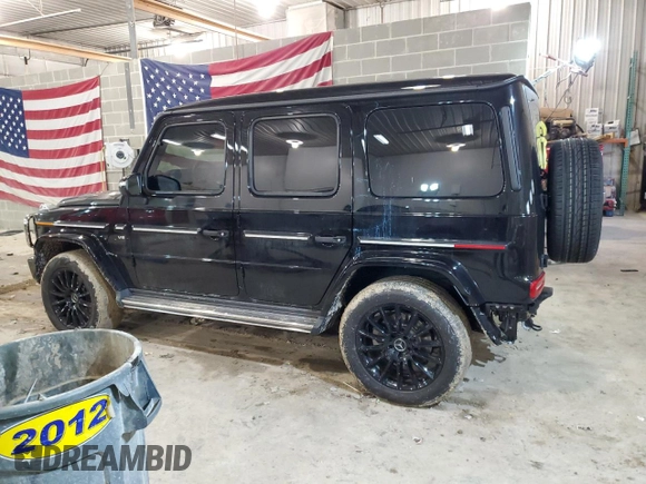 2023 Mercedes-Benz G 550 with VIN W1NYC6BJXPX490007, listed as a Copart auction lot 49424904 with 526 mi miles and Salvage Title. Bid and sale history available at DreamBid. Image 2.