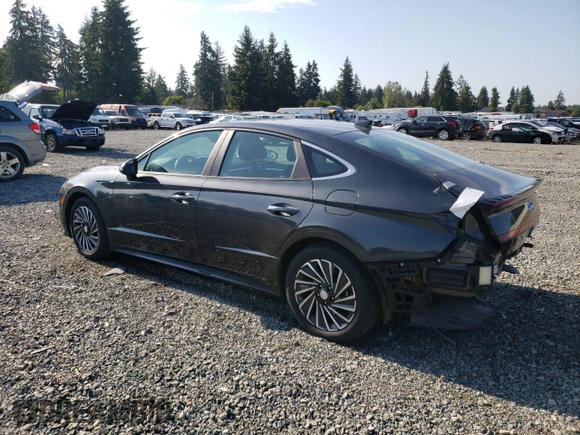 2020 Hyundai Sonata Hybrid Ultimate with VIN KMHL34JJ0LA011996, listed as a Copart auction lot 56727873 with 19,475 mi miles. Bid and sale history available at carsss.com. Image 2.