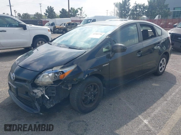 2014 Toyota Prius Four with VIN JTDKN3DU0E0376097, listed as a IAAI auction lot 41909796 with 122,973 mi miles. Bid and sale history available at carsss.com. Image 2.
