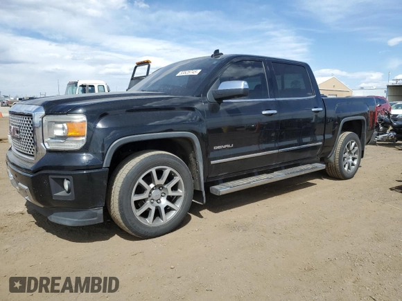 2015 GMC Sierra 1500 Denali z VIN 3GTU2WECXFG101584, wystawiony jako Copart lot #53526745 z przebiegiem 125 899 mil mil oraz Szkoda całkowita • Salvage title. Historia ofert i sprzedaży dostępna na DreamBid. Obrazek 1.