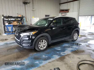 2019 Hyundai Tucson Value with VIN KM8J33A47KU044177, listed as a Copart auction lot 58744645 with 62,107 mi miles and Salvage title. Bid and sale history available at DreamBid. Image 1.