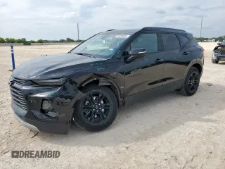 2022 Chevrolet Blazer LT with VIN 3GNKBDRS2NS167837, listed as a Copart auction lot 58558835 with 25,430 mi miles and Salvage title. Bid and sale history available at DreamBid. Image 1.