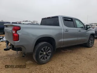 2023 Chevrolet Silverado 1500 LT with VIN 2GCPACED4P1153813, listed as a Copart auction lot 44758635 with 33,784 mi miles and Salvage Title. Bid and sale history available at DreamBid. Image 3.