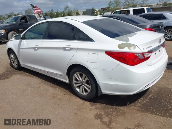 2013 Hyundai Sonata GLS with VIN 5NPEB4AC8DH570451, listed as a IAAI auction lot 41920296 with 136,123 mi miles and . Bid and sale history available at carsss.com. Image 3.