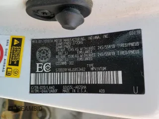 2018 Toyota Highlander Limited z VIN 5TDDZRFH6JS853462, wystawiony jako Copart lot #61330855 z przebiegiem 115 048 mil mil oraz Szkoda całkowita • Salvage title. Historia ofert i sprzedaży dostępna na DreamBid. Obrazek 13.