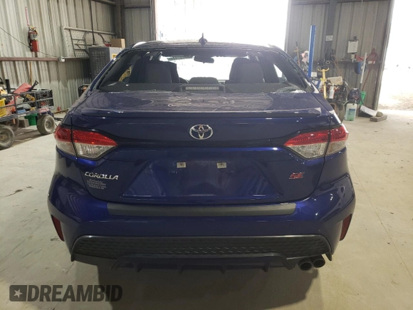 2022 Toyota Corolla SE with VIN 5YFS4MCE2NP116065, listed as a Copart auction lot 51207445 with 26,235 mi miles and Salvage Title. Bid and sale history available at DreamBid. Image 6.
