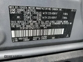 2023 Toyota RAV4 XLE with VIN 2T3P1RFV2PW372352, listed as a Copart auction lot 63701695 with 45,878 mi miles and Salvage title. Bid and sale history available at DreamBid. Image 13.
