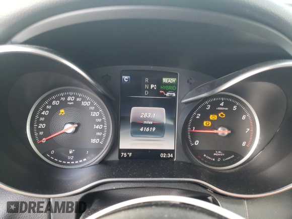 2017 Mercedes-Benz C 350e with VIN 55SWF4HB2HU227658, listed as a Copart auction lot 46088444 with 41,619 mi miles and . Bid and sale history available at DreamBid. Image 9.