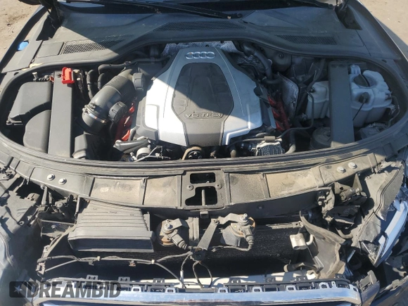 2015 Audi A8 3.0T with VIN WAU3GAFD2FN039318, listed as a Copart auction lot 54906635 with 146,767 mi miles and Salvage Title. Bid and sale history available at DreamBid. Image 11.