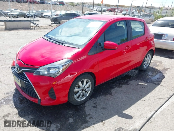 2015 Toyota Yaris L with VIN VNKKTUD33FA027229, listed as a IAAI auction lot 42147103 with 143,304 mi miles and . Bid and sale history available at DreamBid. Image 18.