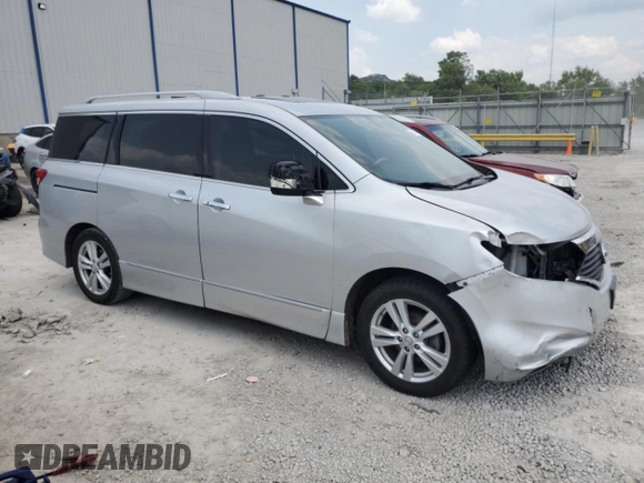2014 Nissan Quest S z VIN JN8AE2KP5E9102719, wystawiony jako Copart lot #59375775 z przebiegiem 127 220 mil mil oraz Szkoda całkowita • Salvage title. Historia ofert i sprzedaży dostępna na DreamBid. Obrazek 4.