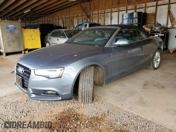 2013 Audi A5 Premium Plus z VIN WAULFAFH8DN003166, wystawiony jako Copart lot #51635015 z przebiegiem 73 022 mil mil oraz Szkoda całkowita • Salvage title. Historia ofert i sprzedaży dostępna na DreamBid. Obrazek 1.
