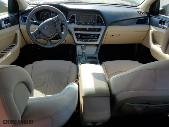 2015 Hyundai Sonata 2.4L Sport with VIN 5NPE34AF1FH106363, listed as a Copart auction lot 52048685 with 61,128 mi miles and Salvage Title. Bid and sale history available at carsss.com. Image 8.