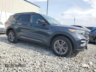 2024 Ford Explorer XLT with VIN 1FMSK8DH3RGA50909, listed as a Copart auction lot 56539375 with 26,700 mi miles and Clean title. Bid and sale history available at DreamBid. Image 4.