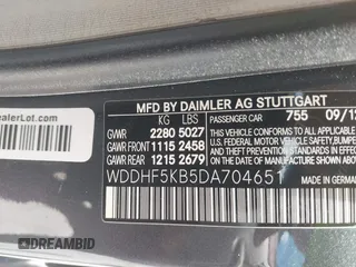 2013 Mercedes-Benz E 350 Luxury z VIN WDDHF5KB5DA704651, wystawiony jako IAAI lot #42257818 z przebiegiem 86 860 mil mil oraz . Historia ofert i sprzedaży dostępna na DreamBid. Obrazek 9.