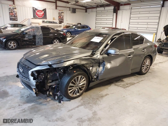 2020 Infiniti Q50 EDITION 30 with VIN JN1EV7AP6LM206502, listed as a IAAI auction lot 41750646 with 77,872 mi miles. Bid and sale history available at carsss.com. Image 17.