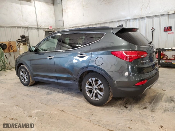 2014 Hyundai Santa Fe Sport with VIN 5XYZU3LBXEG192989, listed as a Copart auction lot 48034235 with 43,947 mi miles and Clean Title. Bid and sale history available at carsss.com. Image 2.