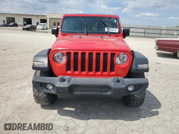 2018 Jeep Wrangler Unlimited Sport S z VIN 1C4HJXDG0JW122629, wystawiony jako Copart lot #56055015 z przebiegiem 130 731 mil mil oraz Czysty tytuł • Clean title. Historia ofert i sprzedaży dostępna na DreamBid. Obrazek 5.