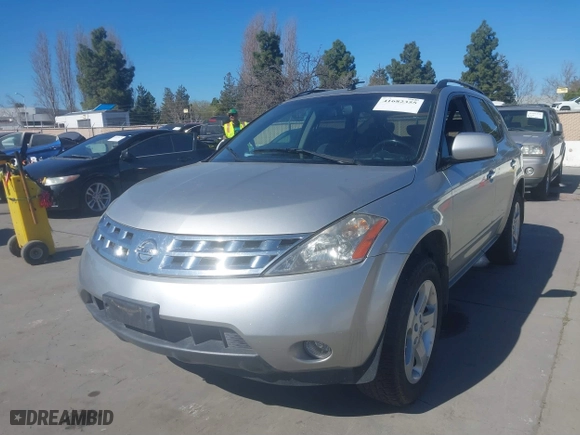 2003 Nissan Murano SL with VIN JN8AZ08W63W221871, listed as a IAAI auction lot 41682355 with 180,757 mi miles. Bid and sale history available at carsss.com. Image 6.